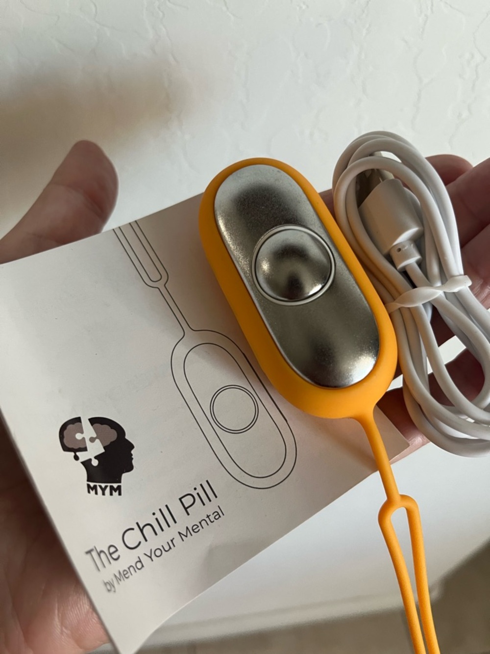 The Chill Pill Mental Wellness Device - Yellow